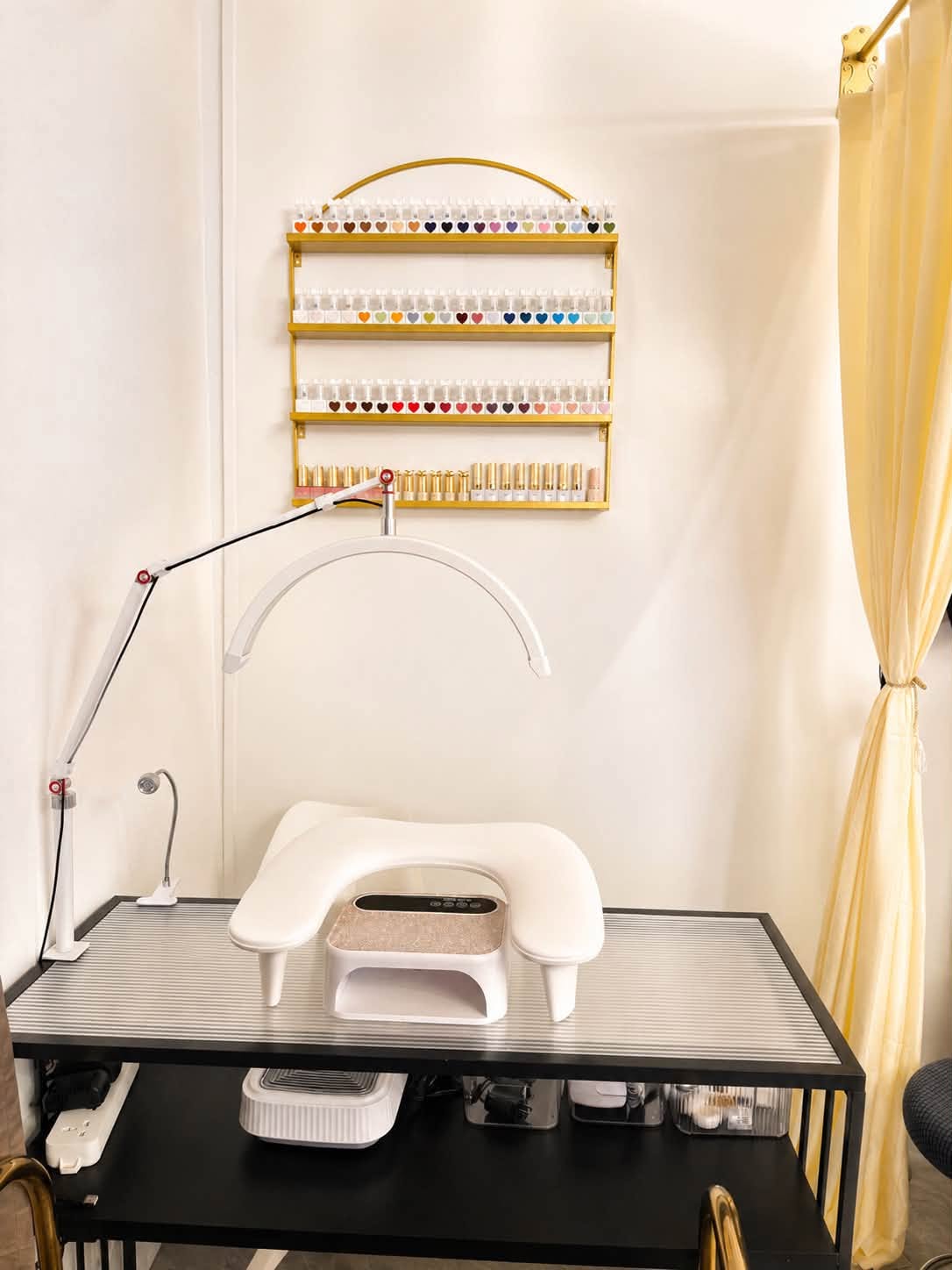Clean, professional nail station